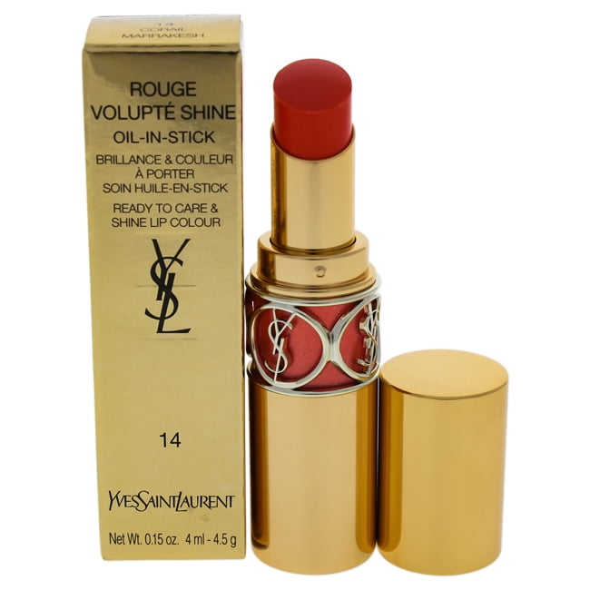 Holiday message landing Rouge Volupte Shine Lipstick - 14 Corail in Touch by Yves Saint Laurent for  Women - 0.15 oz Lipstick - Walmart.com