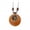 H, variant on ievspot Women Sweater Chain Single-layer Wooden Beads Rose Decor Pendant Retro Ethnic Style Jewelry Dating Prom Party Garment Decoration Necklace