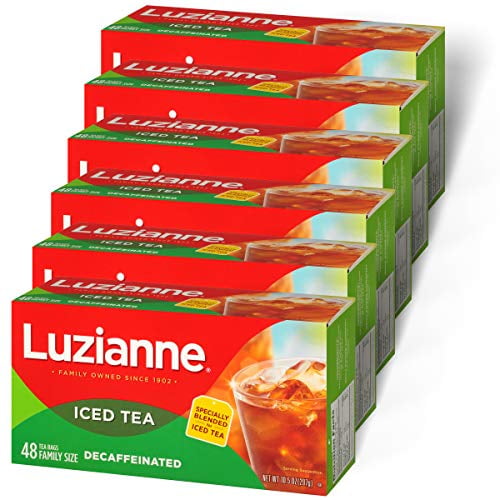 Luzianne Decaffeinated Iced Tea Bags, Specially Blended for Iced Tea