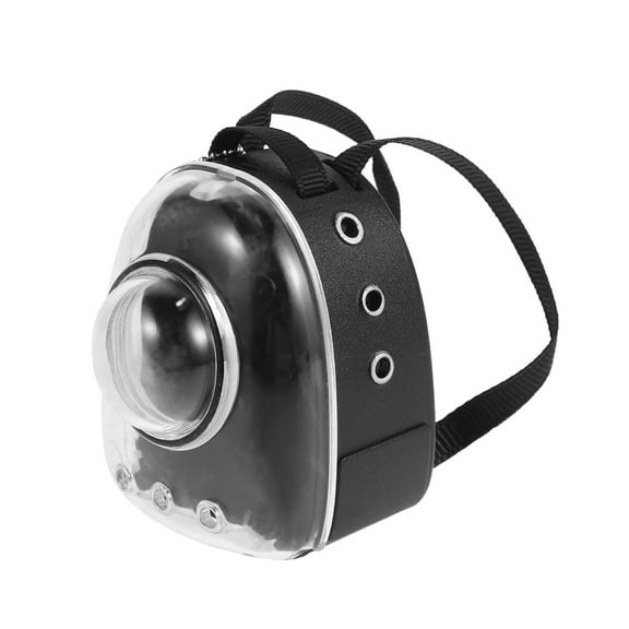 Raindrops Cat Carriers Dollhouse Cat Backpack Baby Travel 6.00X5.00X4.50CM Black