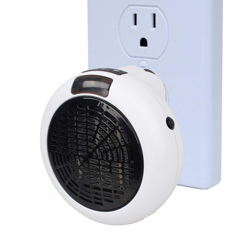 Instant Plugin Ceramic Space Heater,Adjustable Thermostat, Overheat