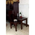 thumbnail image 3 of D-Art Collection Solid Mahogany Wood Nesting Tables in Dark Brown (set of 2), 3 of 3