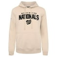 thumbnail image 2 of Men's Levelwear Khaki Washington Nationals Podium Team Arch Pullover Hoodie, 2 of 3