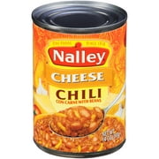 Nalley Chili Con Carne with Beans and Cheese, Canned Chili, 14 oz