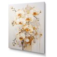 thumbnail image 2 of Designart "Blooming Beige And Gold Orchid II" Orchids Wall Decor, 2 of 7