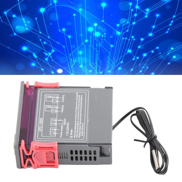 Controlador De Temperatura Digital STC-1000 -50 Grados Celsius A 110 Grados Celsius , Precisión De ±1 Grados Celsius , Confiable, Con Controlador De Temperatura Digital