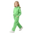 thumbnail image 7 of BOOMNY Girls 2 Peice Sweatsuits Back To School Long Sleeve Hoodies Sweatpants Sets for Kids Comfy Track Suits, 7 of 7