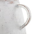 thumbnail image 5 of DecMode 24" White Metal Vase with Antique Distressing and Terracotta Accents, 5 of 9