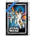 thumbnail image 3 of Star Wars: A New Hope - Classic Pose Wall Poster, 14.725" x 22.375" Framed, 3 of 6