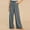 Gray, variant on Itsame Womens Loose Long Pants Relaxed Cotton High Waisted Wide Leg Sweatpants Black Size M