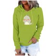 thumbnail image 1 of Sudadera para mujer Sudaderas con cuello redondo Moda Casual Impreso Blusa de manga larga Bolsillo Pullover Tops Sudaderas con capucha Odeerbi ODB-5, 1 of 7