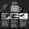 thumbnail image 6 of Oakley OO9096 Fuel Cell Rectangle Shaped Non-Polarized Sunglasses for Men - Includes Official Eyewear Kit - Polished Black Frame with Prizm Grey Lens, 6 of 7