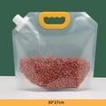 thumbnail image 2 of 5PCS Transparent Food Storage Bags Moisture & Mold Resistant Sealed Storage Bags for Rice Flour Nuts Storage, 2 of 2