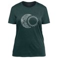 thumbnail image 3 of Anbech Moon Sun Women T Shirt Vintage Nature Graphic Short Sleeve Tee Tops, 3 of 8