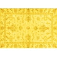 thumbnail image 1 of Ahgly Company Indoor Rectangle Oriental Yellow Traditional Area Rugs, 7' x 9', 1 of 4