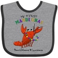 thumbnail image 3 of Inktastic My First Mardi Gras Crawfish Boys or Girls Baby Bib, 3 of 4