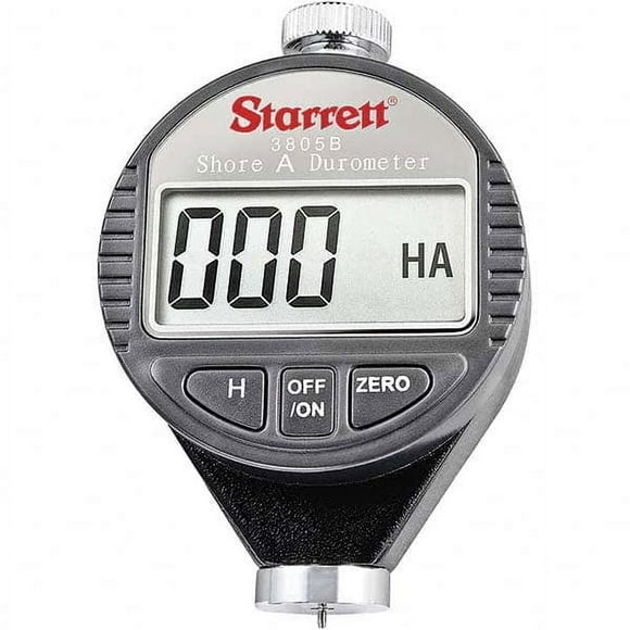 Starrett 3805B Electronic Durometer with LED Display, 0 to 100 HAS, Shore A Scale