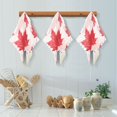 thumbnail image 5 of 6PCS Dish Towels and Dish Cloths Reuseable Dishcloths Sets for Washing Dishes, Cooking, Baking Size 11" x 11" Red Maple Leaves Pattern, 5 of 9
