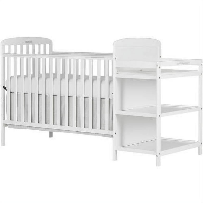 Dream On Me Anna 4 in 1 Full Size Crib and Changing Table White Walmart