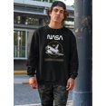 thumbnail image 2 of NASA Nasa Space Shuttle Program Art Sweatshirt Men -NASA Designs, Male Small, 2 of 4