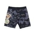 thumbnail image 2 of Shortest Straw Mid Length Boardshorts [Black], 2 of 3