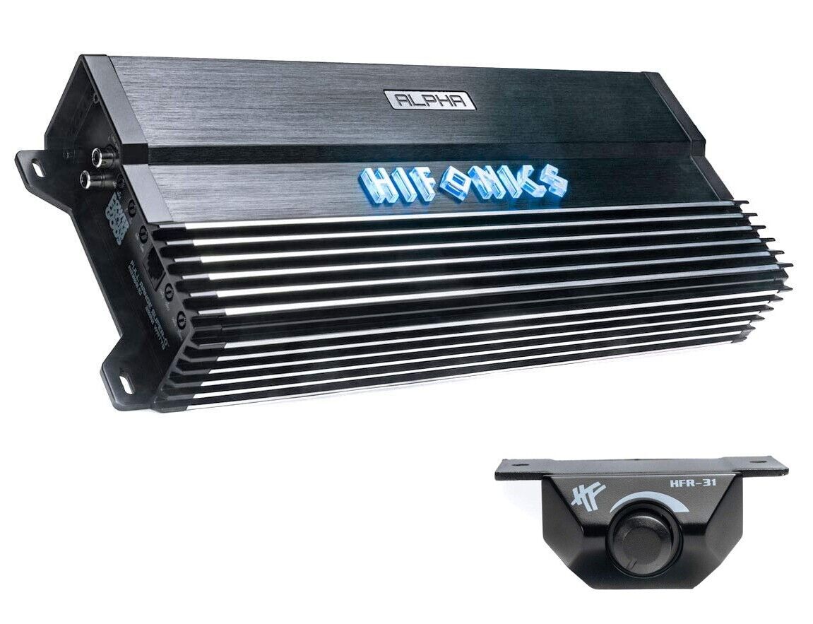 Hifonics Alpha A2000.1D 2000 Watt ClassD Compact Car Audio Mono Sub