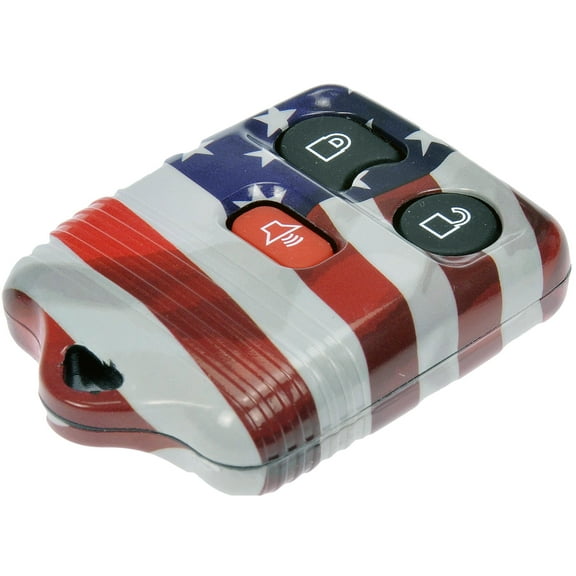 Dorman 13625US Keyless Entry Transmitter Cover for Specific Models, Red; White; Blue Fits select: 1998-2014 FORD F150, 2002-2010 FORD F250