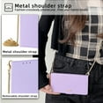 thumbnail image 5 of for Motorola Moto G Stylus 5G 2023 Wallet Flip Case, Elegant Wrist Strap and Shoulder Chain Credit Card Slots Cash Slot RFID Blocking PU Leather Kickstand Case Cover for Moto G Stylus 5G 2023, Purple, 5 of 6