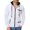 White, variant on Men Jacket Fall Winter Fashion Hooded Sweatshirt Jackets Slim Fit Comfortable Trendy Casual Coat