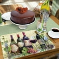 thumbnail image 3 of CounterArt "Rustic Wine" 4 Pack Reversible Flexible Plastic Tabletop Placemats, 3 of 8