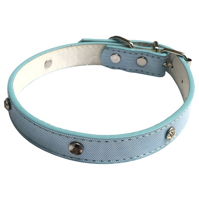 Kitten Collar Faux Leather Adjustable Reflective Fashion Pet Collar Cat Collar