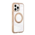 thumbnail image 7 of for iPhone 14 Pro Max Magnetic Kickstand Clear Case, [Compatible with MagSafe] Shockproof Slim Transparent Glossy Case with 360° Ring Stand Soft TPU Protective Cover for iPhone 14 Pro Max, Brown, 7 of 7
