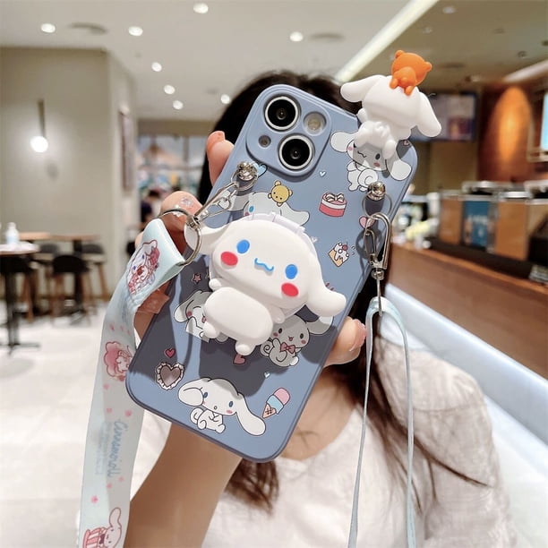 Fundas de teléfono de dibujos animados Kawaii Kuromi para iPhone 14 13 12 11 Pro Max Mini XR X XS MAX 8 7 Plus SE funda anticaída xuanjing unisex