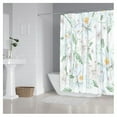 thumbnail image 2 of Watercolor Shower Curtain, Durable Christmas Shower Curtains Colorful Patternwith Plastic Hooks Moving Gift, 2 of 6