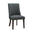 thumbnail image 2 of Powell Augusta Upholstered Dining Chair, Set of 2, Espresso with Gray, 2 of 8