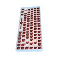 thumbnail image 2 of Kit de bricolaje de teclado mecánico Bling Bling 84 teclas inalámbrico 2,4 G Bluetooth 3.0 5.0 RGB azul, 2 of 12