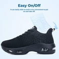 thumbnail image 4 of JOYFON Women Running Shoes Tennis Athletic Sneakers Cushioned Non Slip Lightweight Walking Shoes Black Size 10.5, 4 of 6