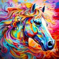 thumbnail image 1 of 5D DIY Taladro Diamante Pintura Caballo Kit Del Arte, 1 of 9