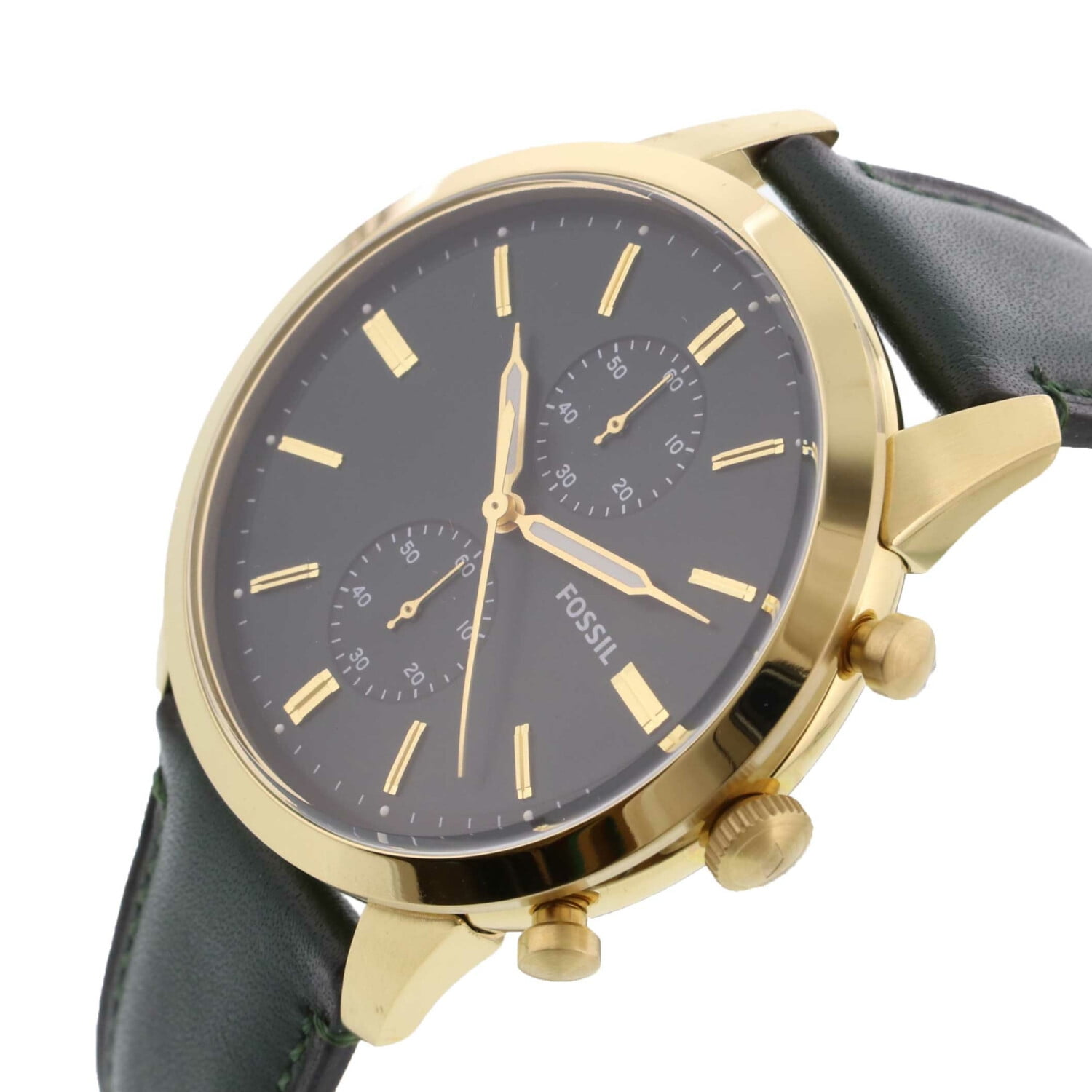 Gold Leather Japanese Fashion Watch 