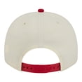 thumbnail image 4 of Men's New Era Cream St. Louis Cardinals Throwback Tri-Hit A-Frame 9FIFTY Adjustable Hat, 4 of 7