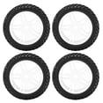 thumbnail image 4 of 4 Uds ruedas RC neumáticos de Rally de 75mm goma para Wltoys 144001 1/14 RC reemplazo de reparación de automóviles todoterreno blanco, 4 of 8