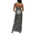 thumbnail image 2 of Halston womens  Gweneth Gown, 4, Black, 2 of 3
