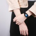 thumbnail image 5 of Correa Deportiva Compatible Con Apple Watch Band 49 Mm, 46 Mm, 45 Mm, 44 Mm, 42 Mm, 41 Mm, 40 Mm, 38 Mm, Nailon Para Mujeres Y Hombres, Pulsera De Repuesto Trenzada Elástica Para Iwatch Ultra Series 1, 5 of 5
