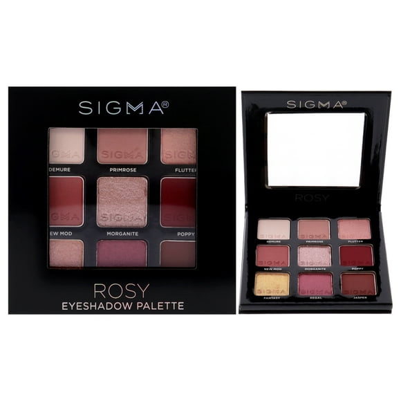Paleta de sombras de ojos - Rosy de SIGMA para mujeres - Sombra de ojos de 0,032 oz