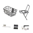 thumbnail image 4 of Almencla Storage Basket Front Easily Install Black for Riding Luggage Outdoor with Cargo Rack, 4 of 8