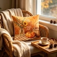 thumbnail image 4 of Halloween Sale Clearance!Fall Decor, Thanksgiving And Fall Pillow Covers 18x18 Inch Fall Pumpkin Maple Leaf Throw Pillowcase Case For Thanksgiving Pillow Rural Couch Sofa Bed Indoor Outdoor Decor, 4 of 6