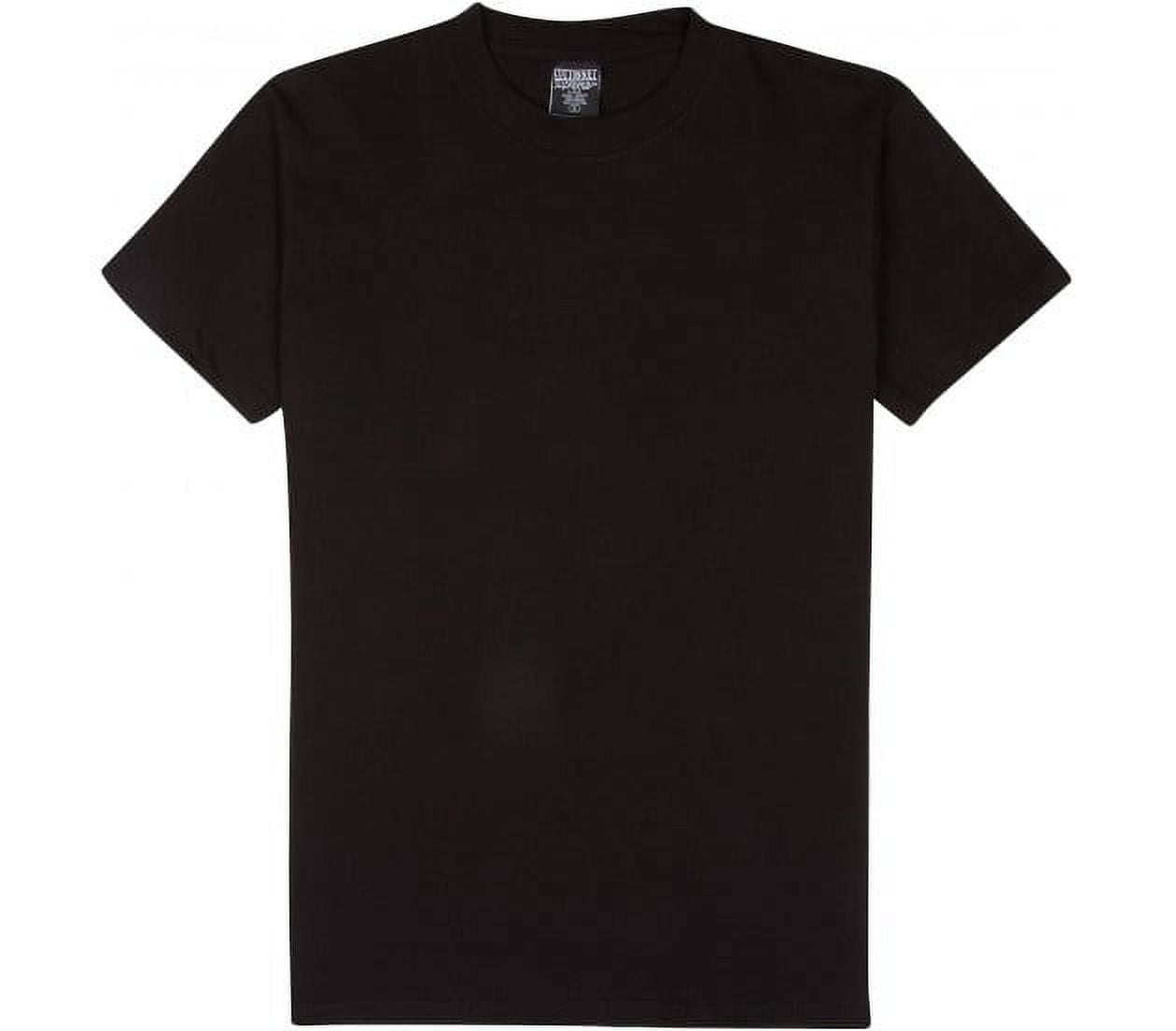 CottonNet Supreme Men's Urban Big & Tall Crew Neck T-Shirt Black Size 2XL  (Single Pack) 