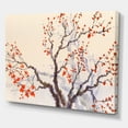 thumbnail image 3 of Designart ' Buds and Red Flowers On The Spring Blossoming Tree ' Traditional Canvas Wall Art Print, 3 of 4