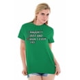 thumbnail image 4 of Christmas List Naughty Bad Didn't Try Men's Graphic T Shirt Tees Brisco Brands S, 4 of 6