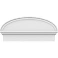 thumbnail image 3 of Ekena Millwork 30"W x 14-3/8"H x 2-3/4"P Elliptical Smooth Architectural Grade PVC Combination Pediment, 3 of 7